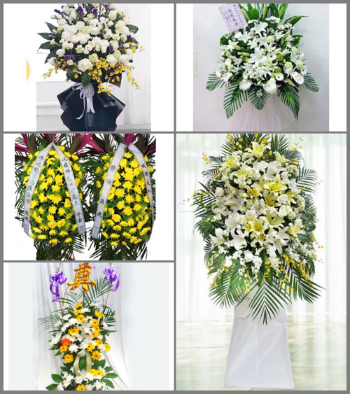 福建漳州平和县安厚镇径内村白事花篮预定