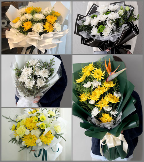 福建漳州平和县安厚镇径内村白事花束代送